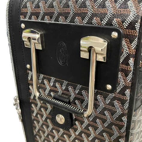 goyard rolling luggage|where to buy goyard online.